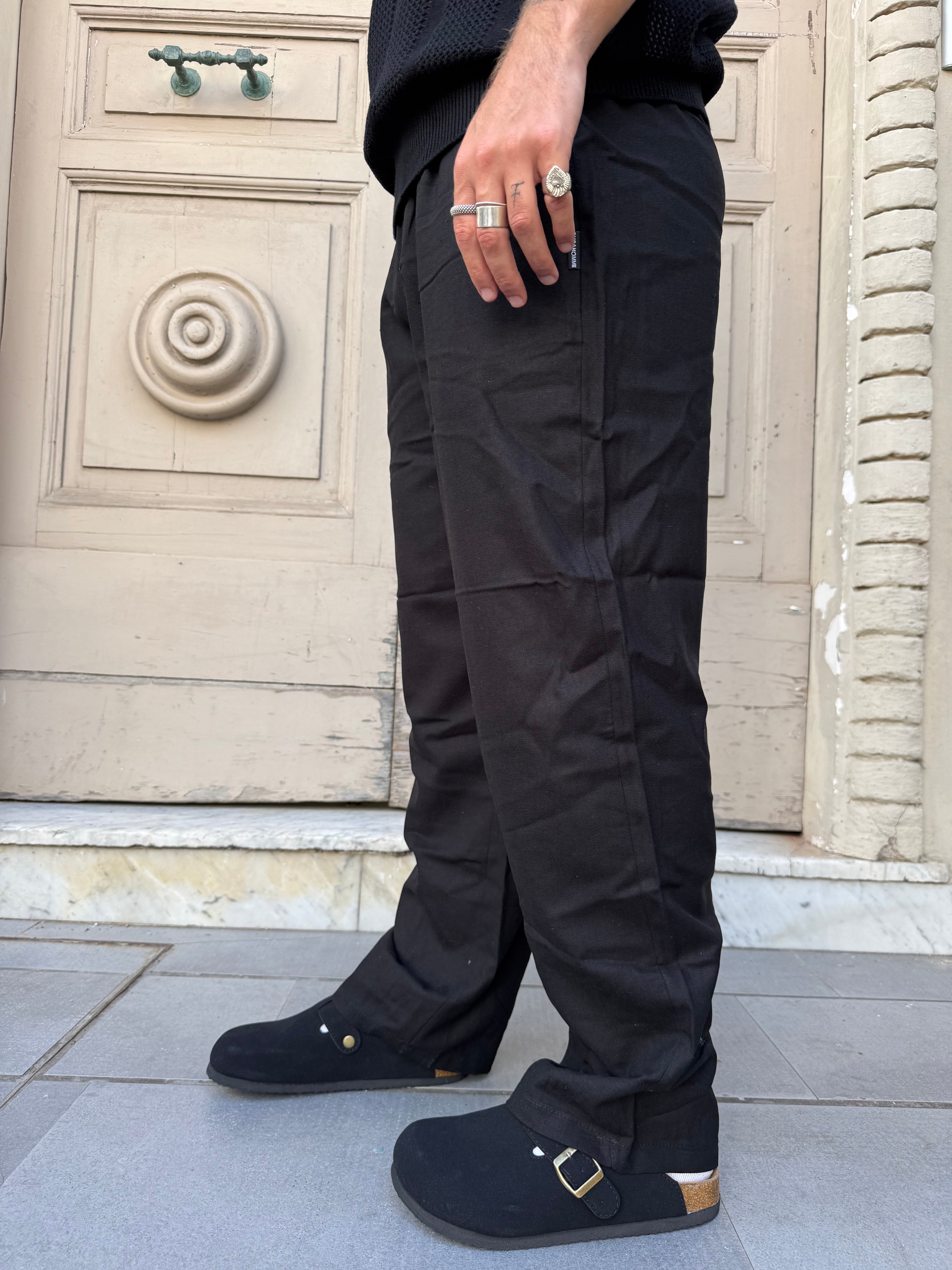 Pantalaccio oversize di lino
