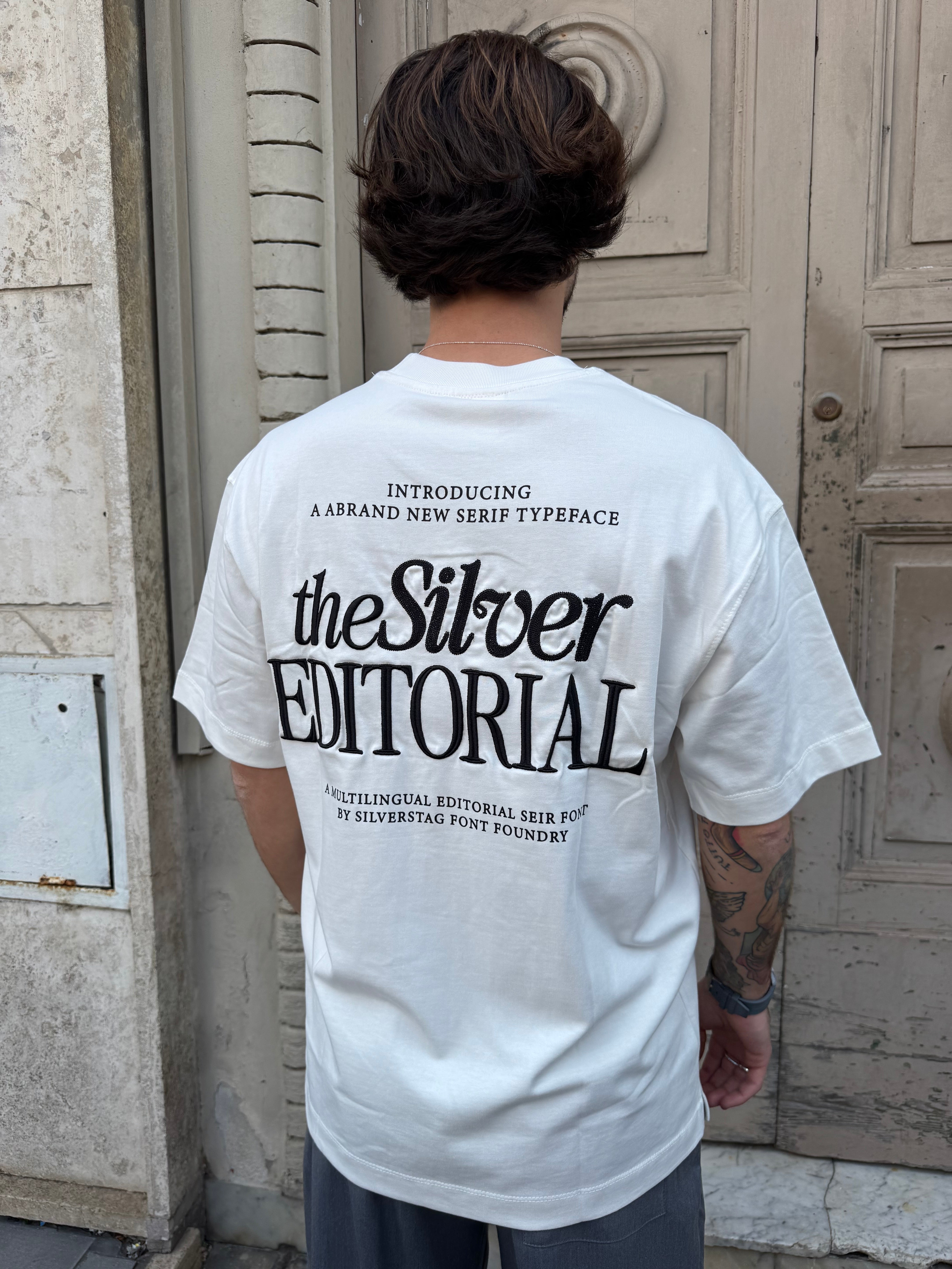 T-shirt “The silver editorial”