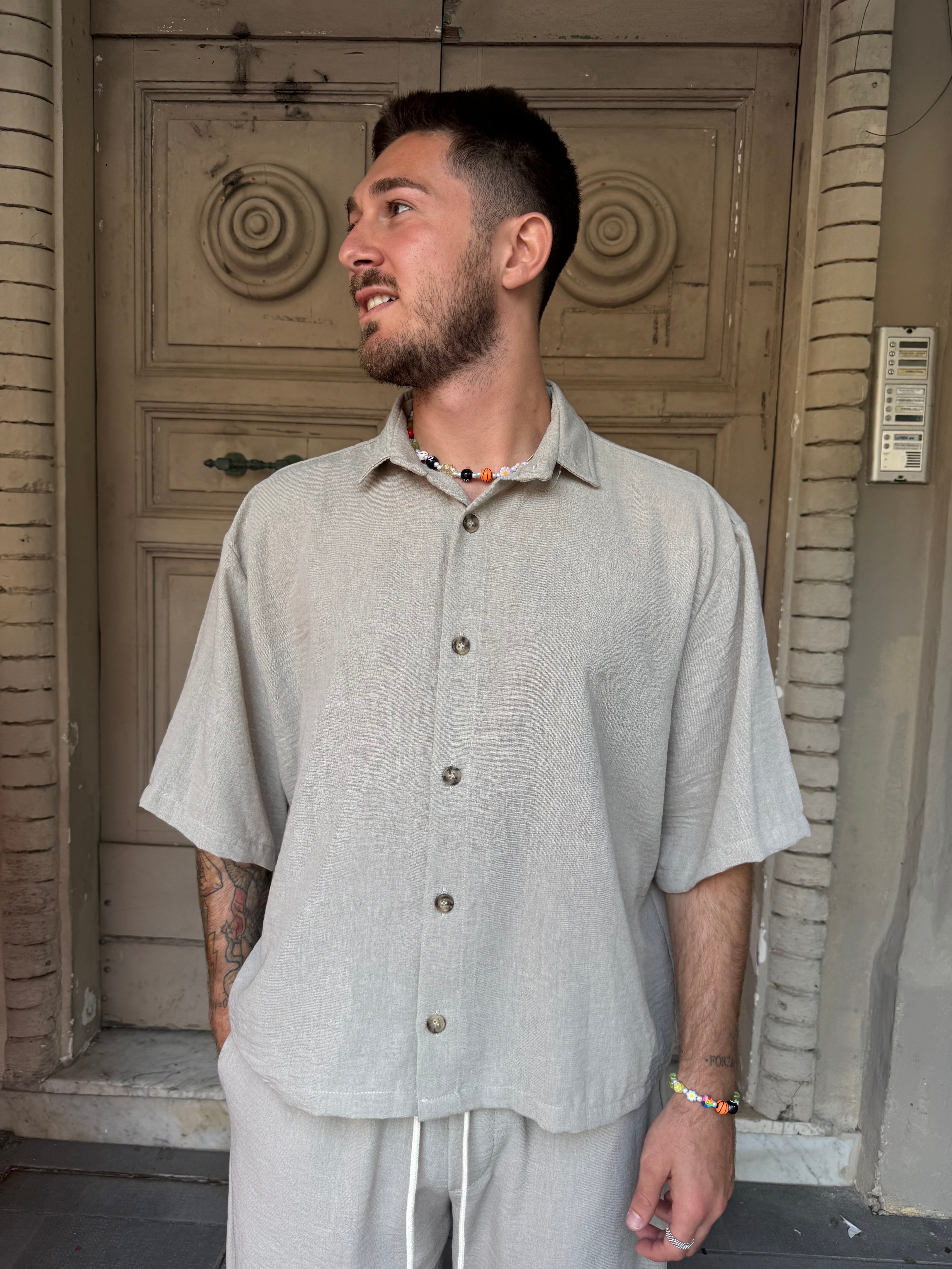 Camicia Boxy di Lino