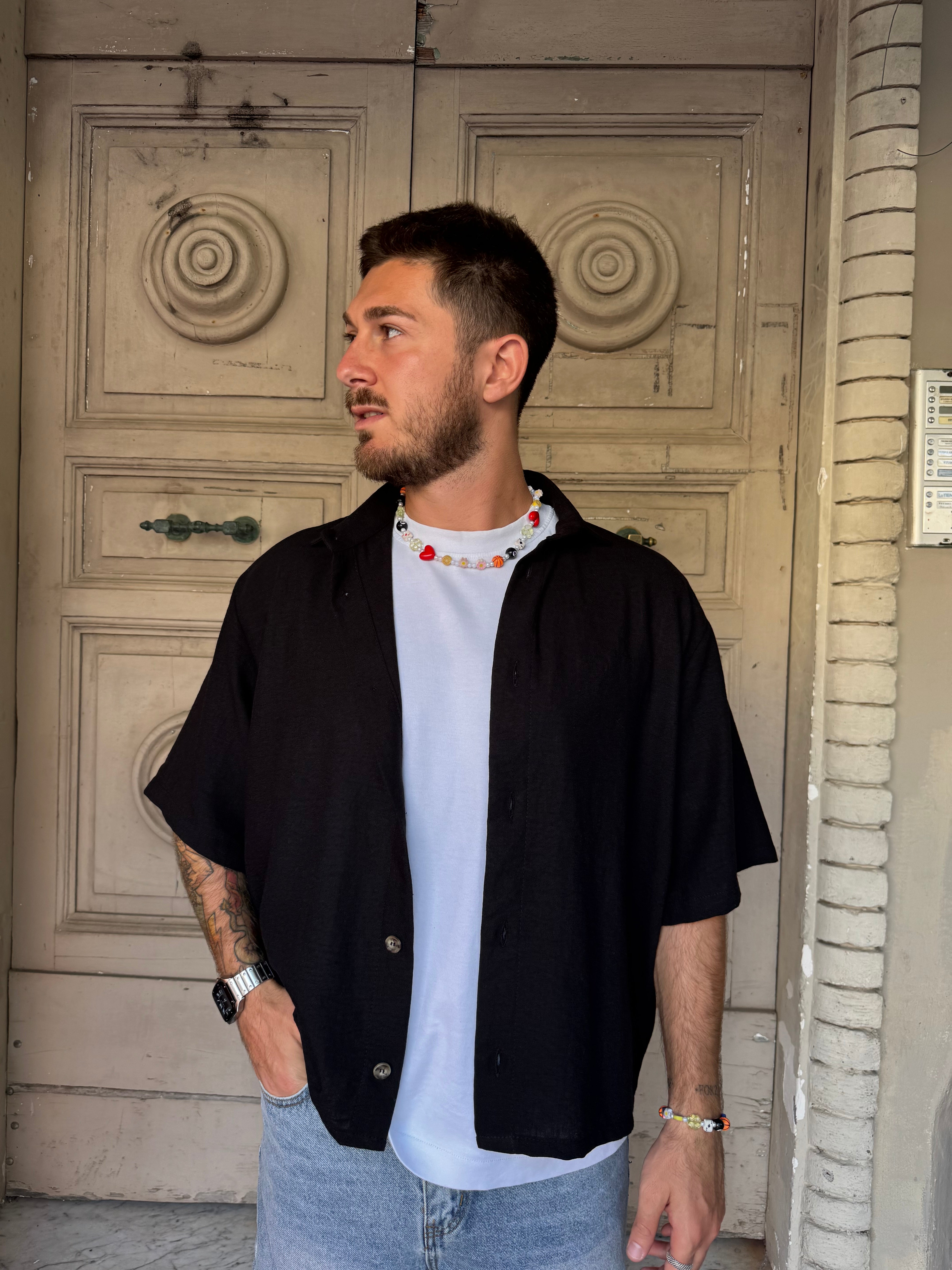 Camicia Boxy di Lino
