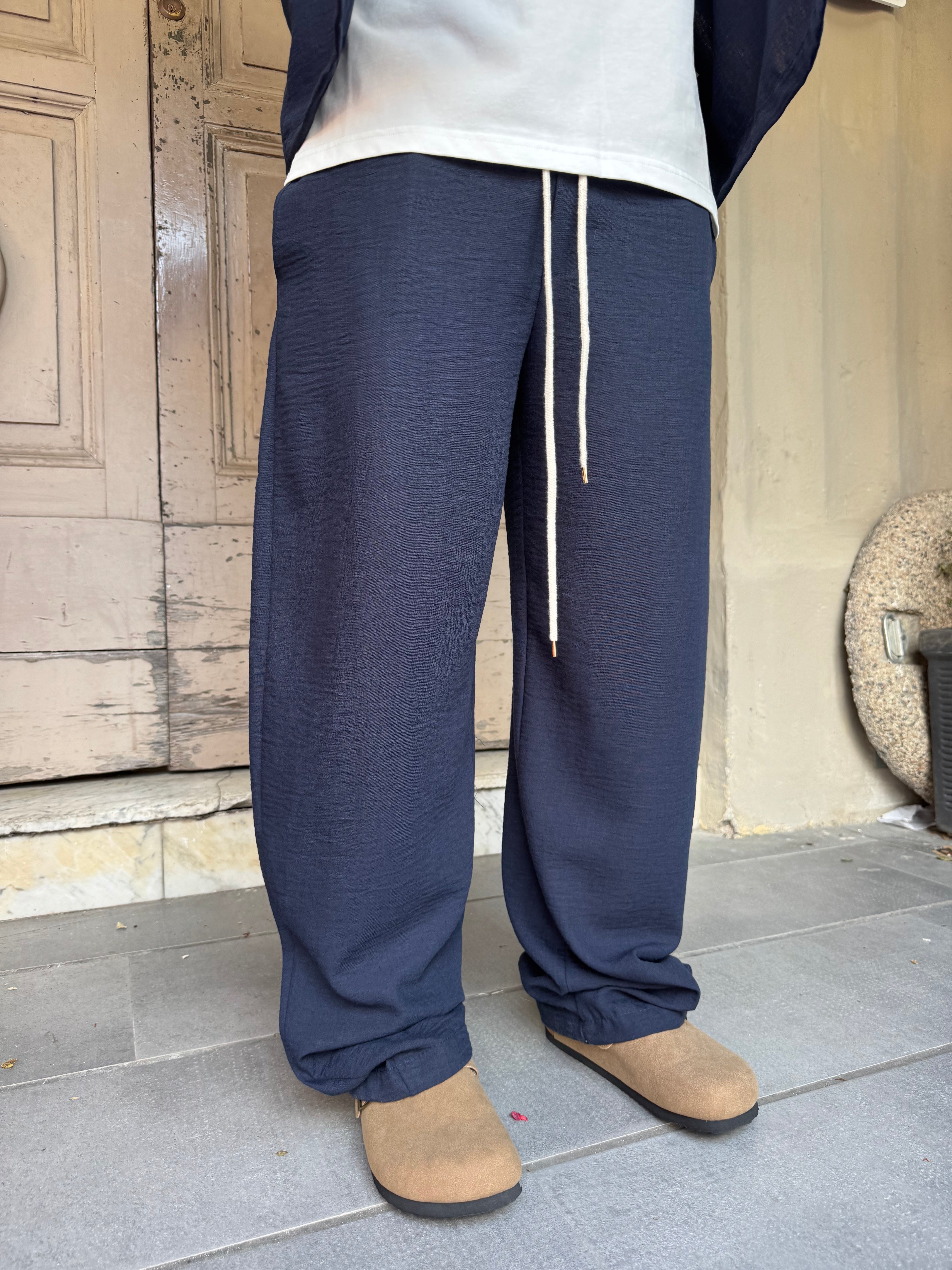 Pantalone Easy in Lino