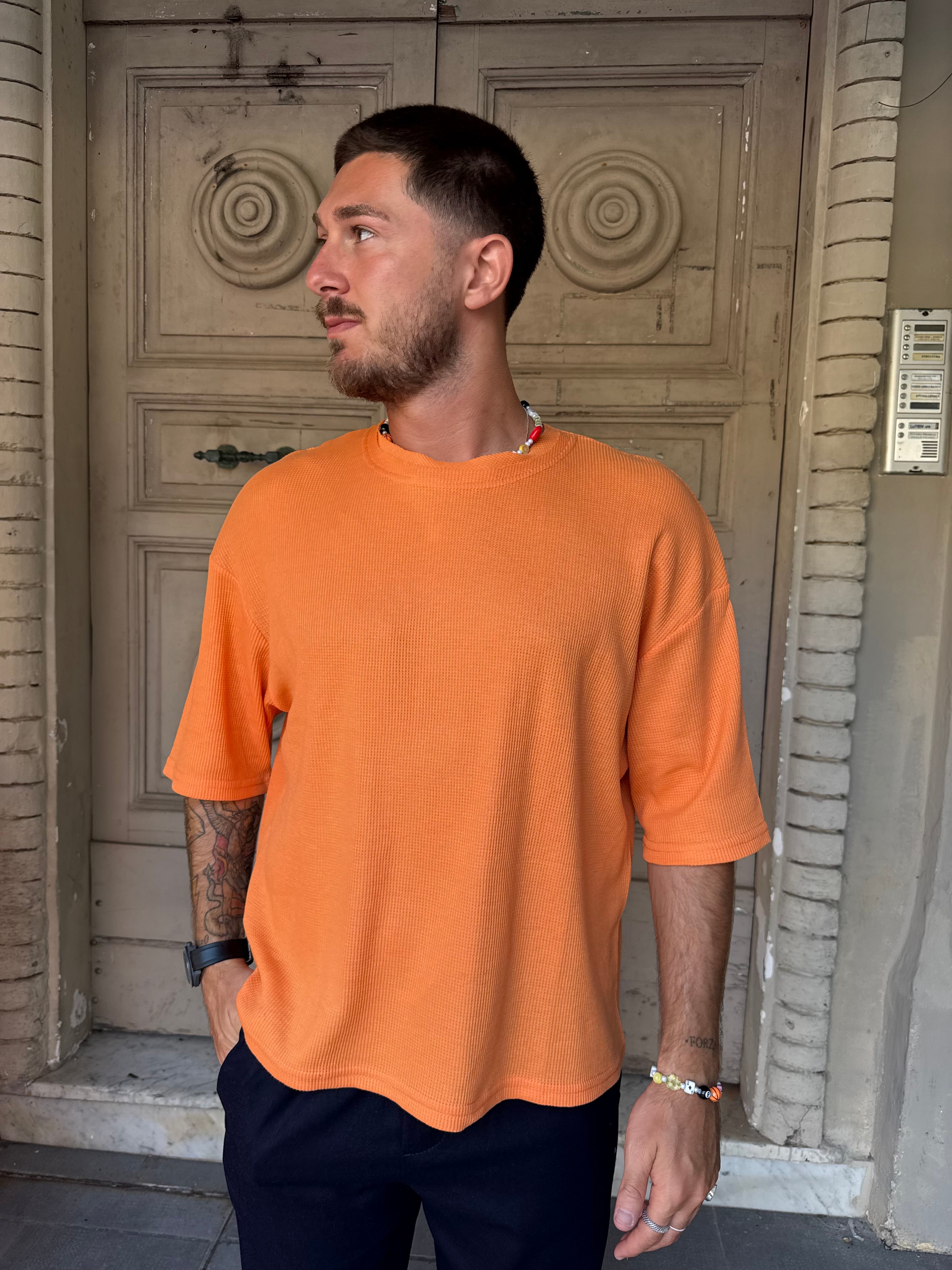 T-shirt Crop Waffle
