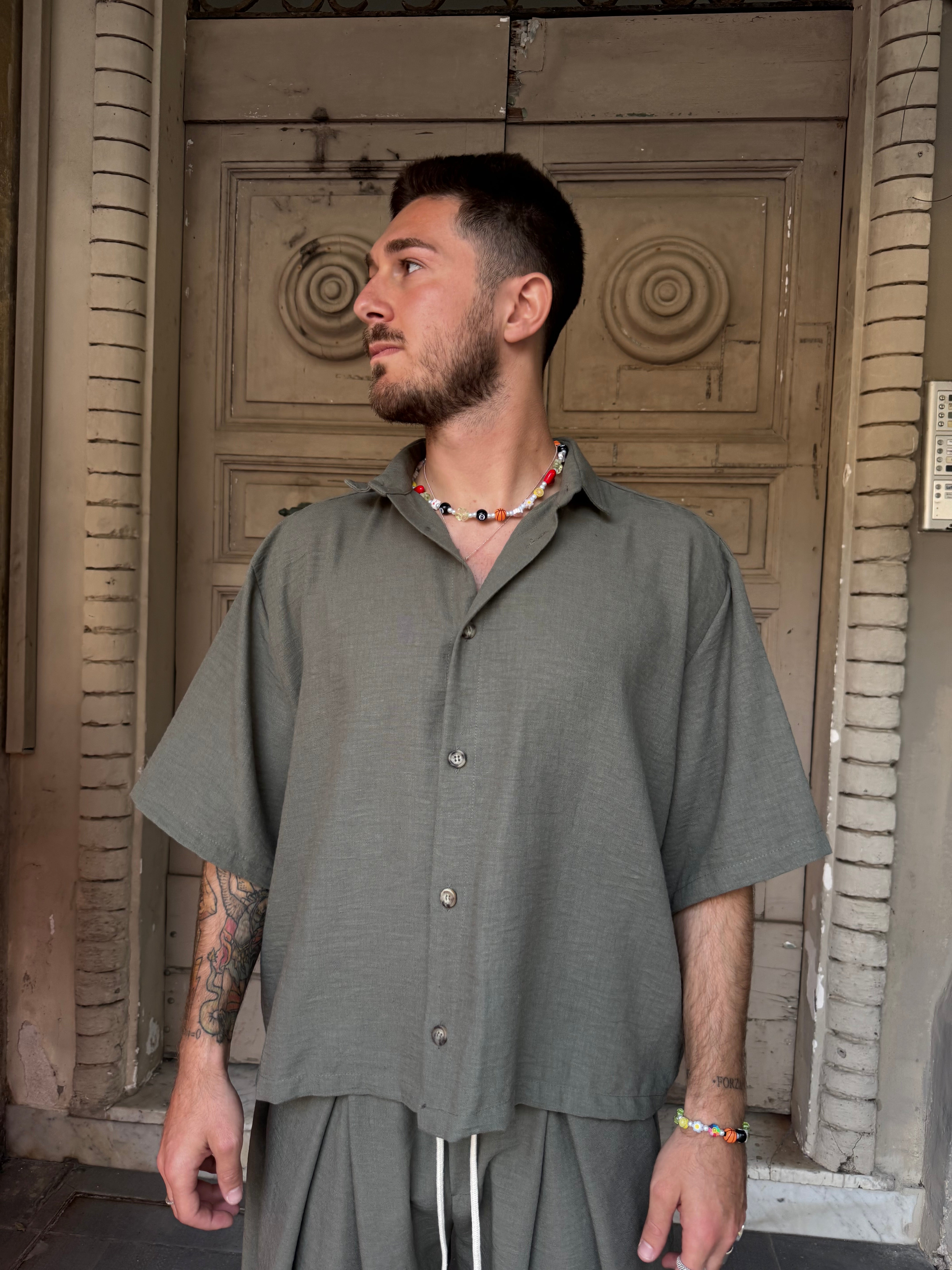 Camicia Boxy di Lino