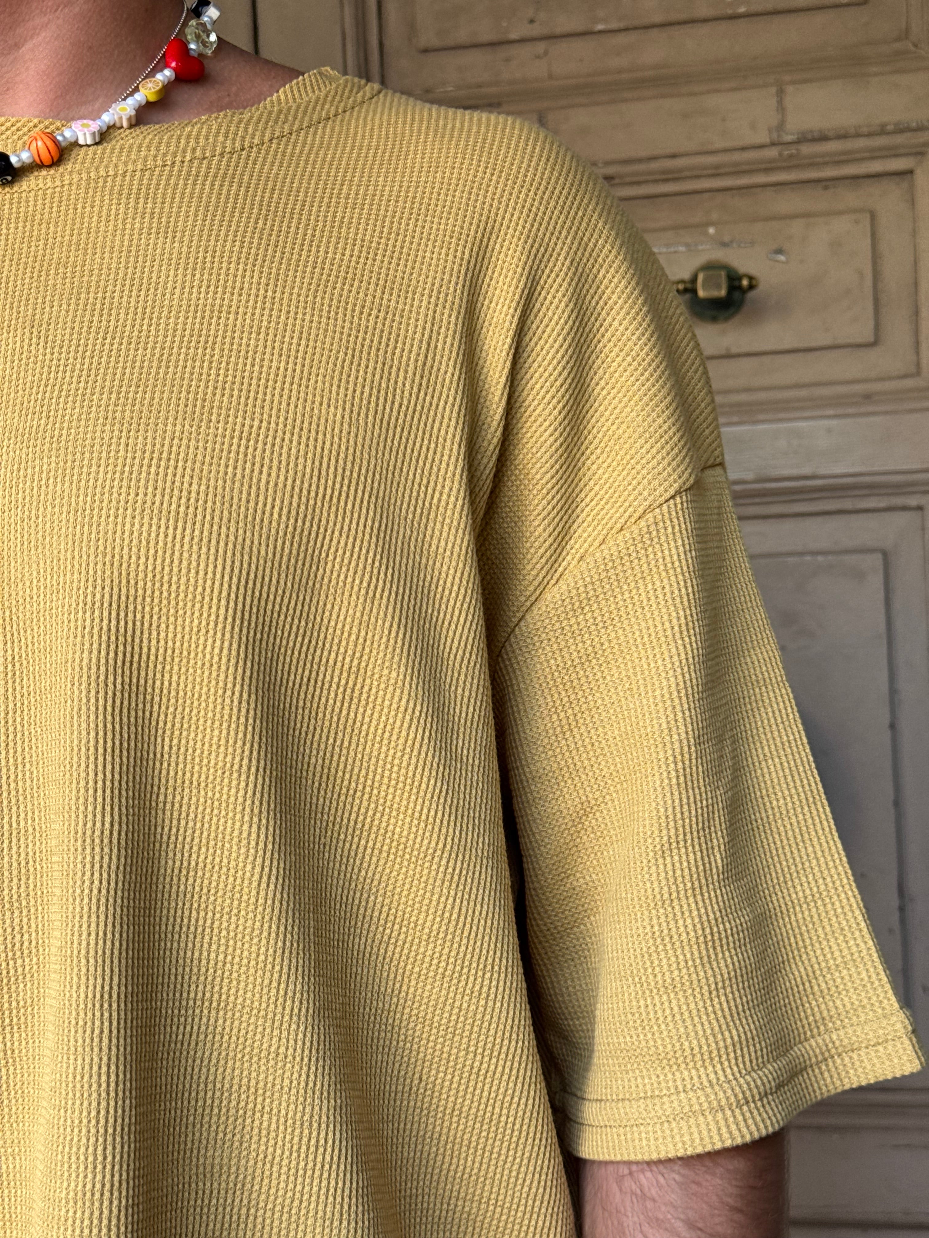 T-shirt Crop Waffle