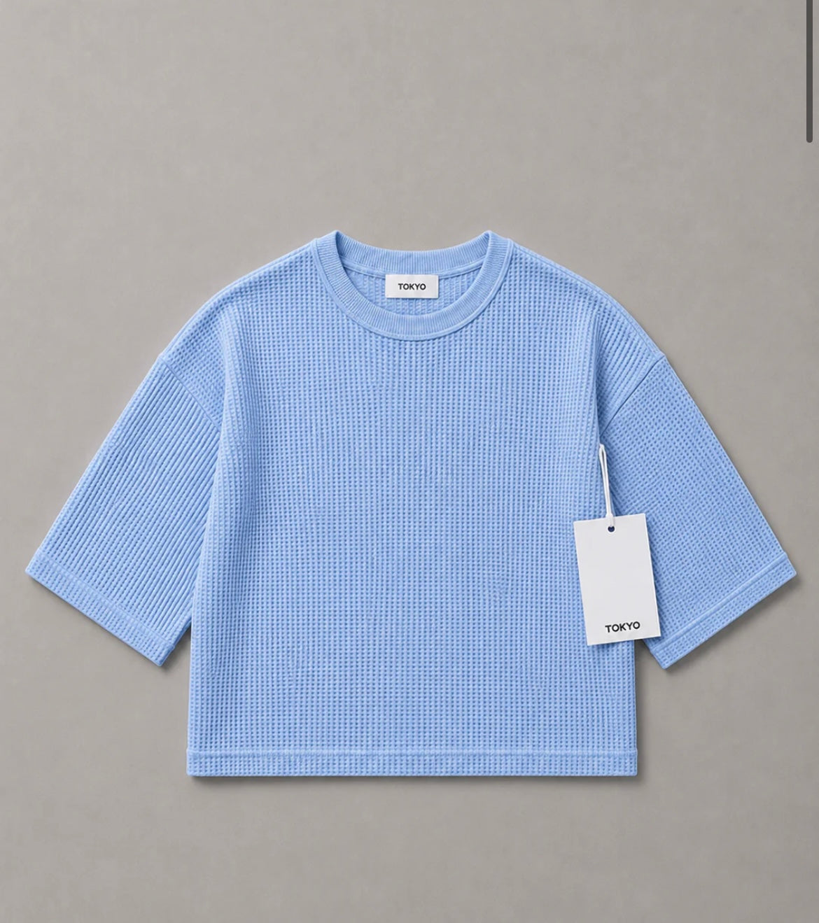 T-shirt Crop Waffle
