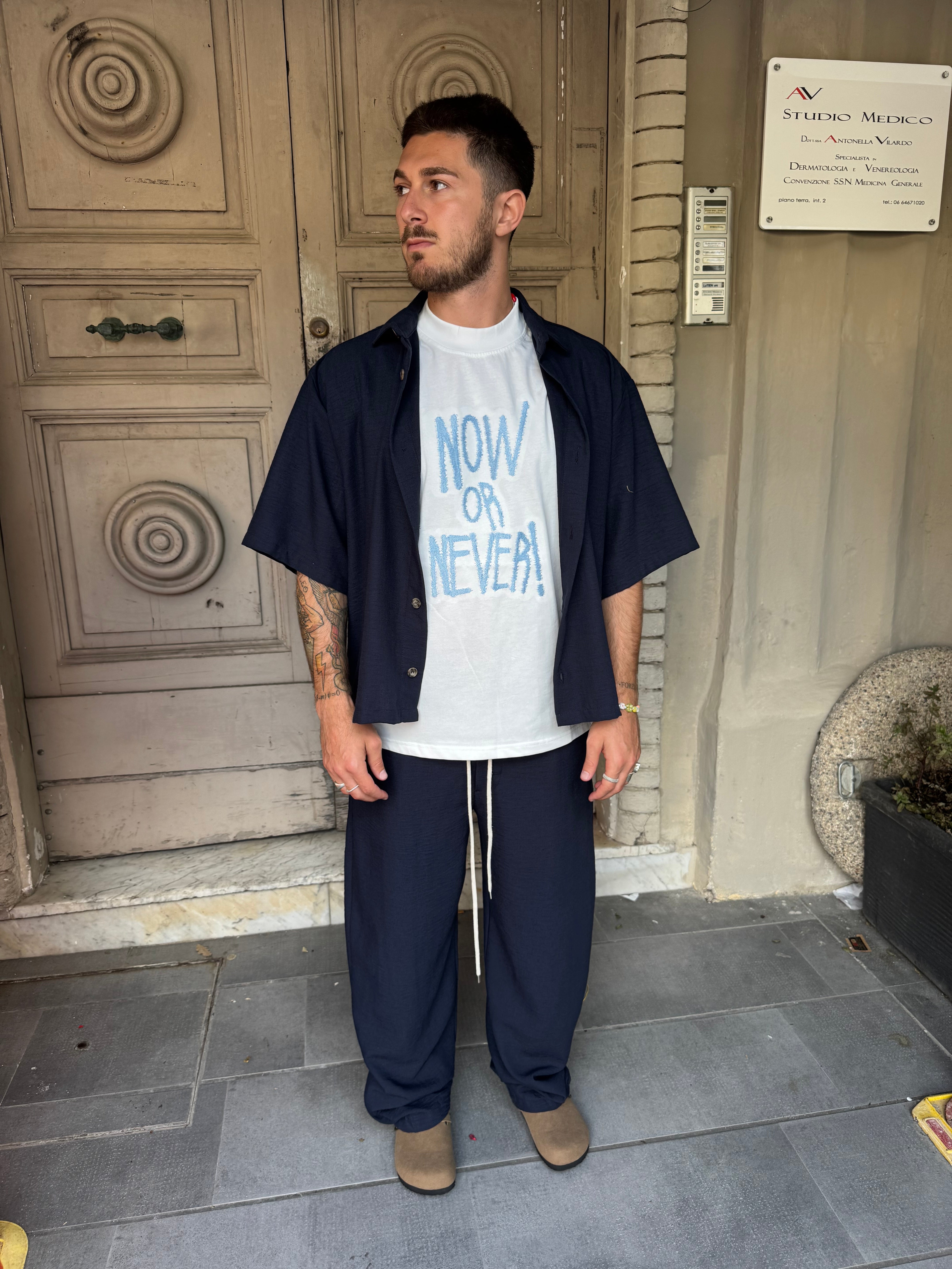 Pantalone Easy in Lino