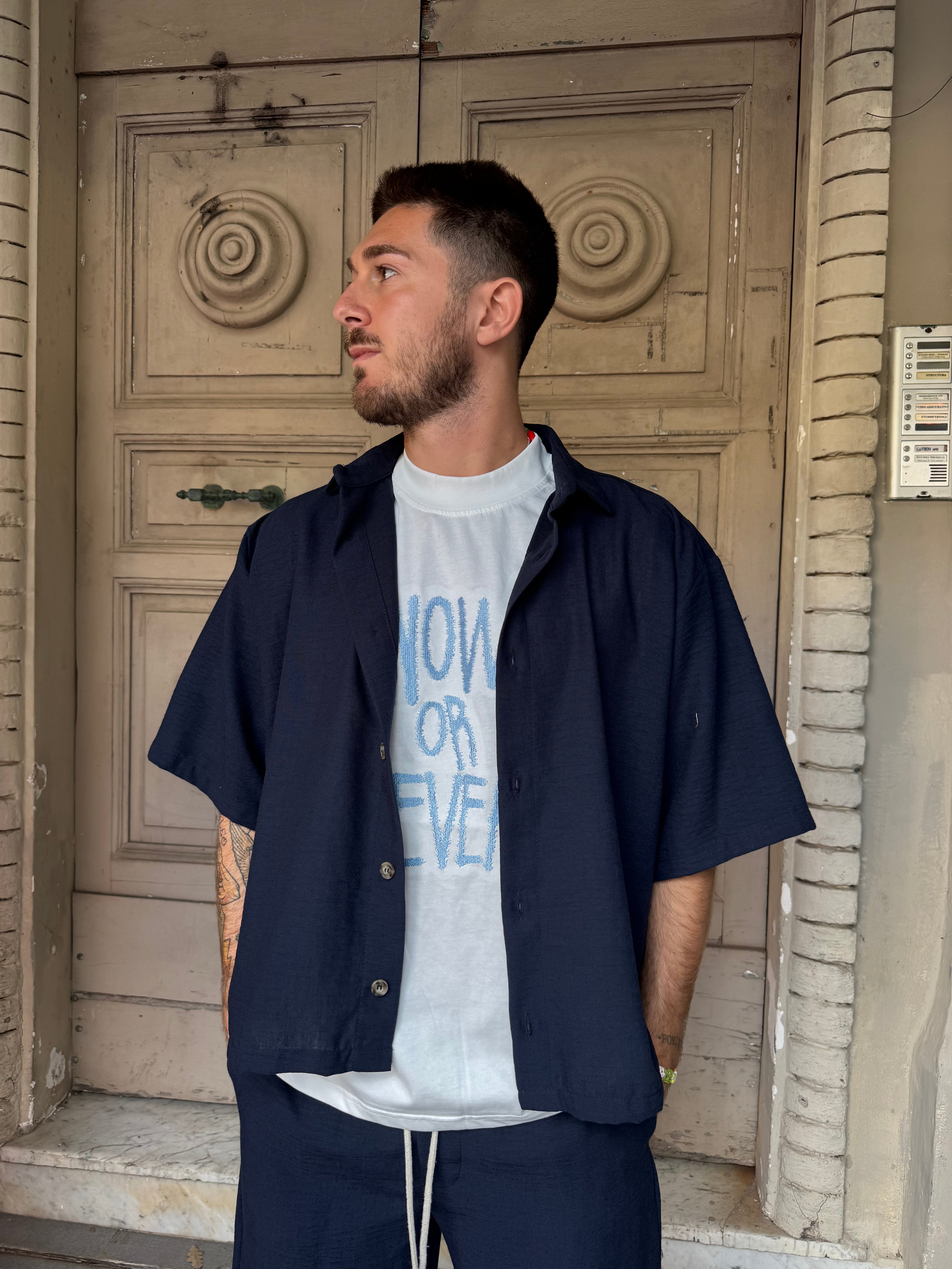 Camicia Boxy di Lino