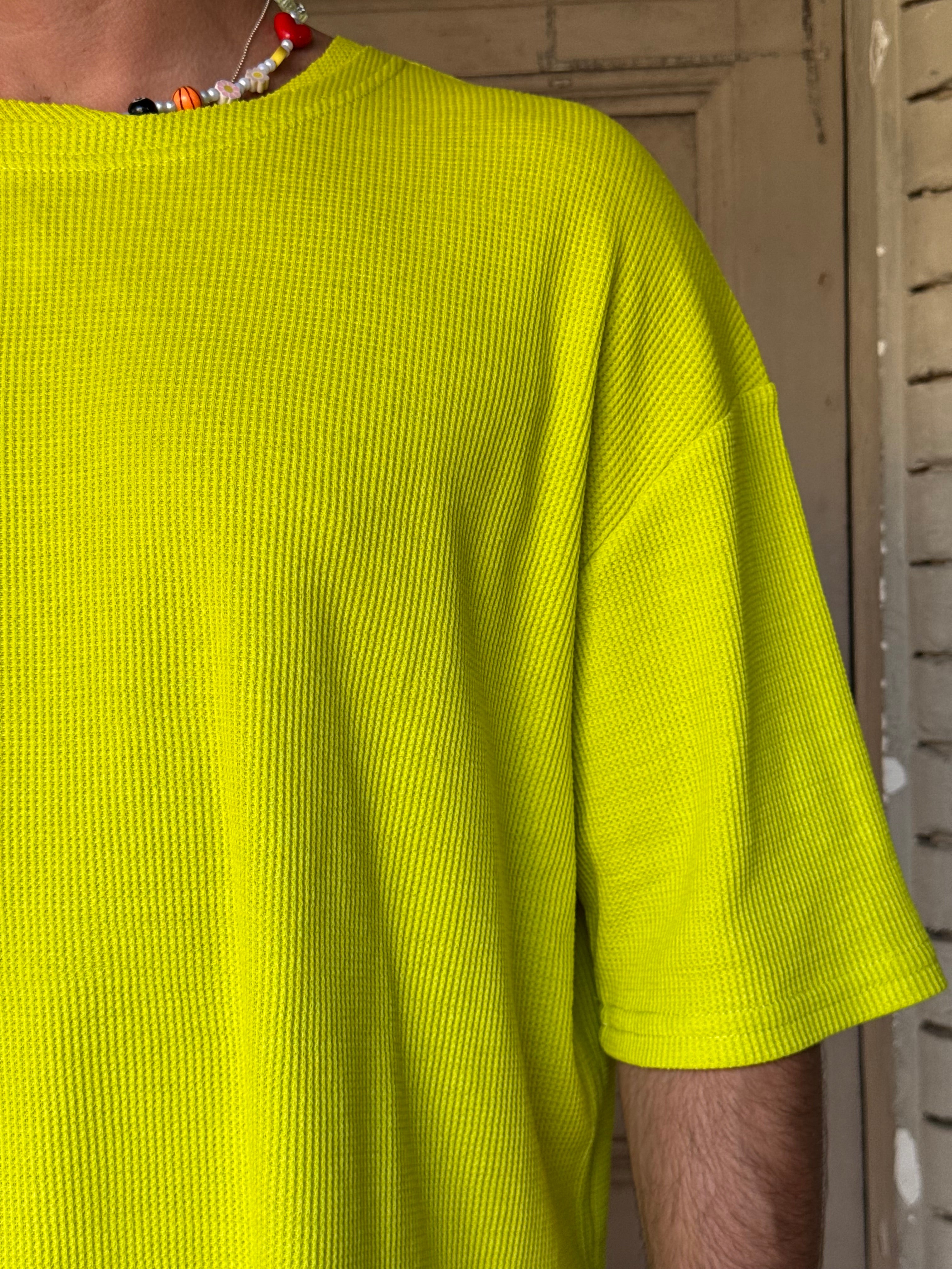 T-shirt Crop Waffle
