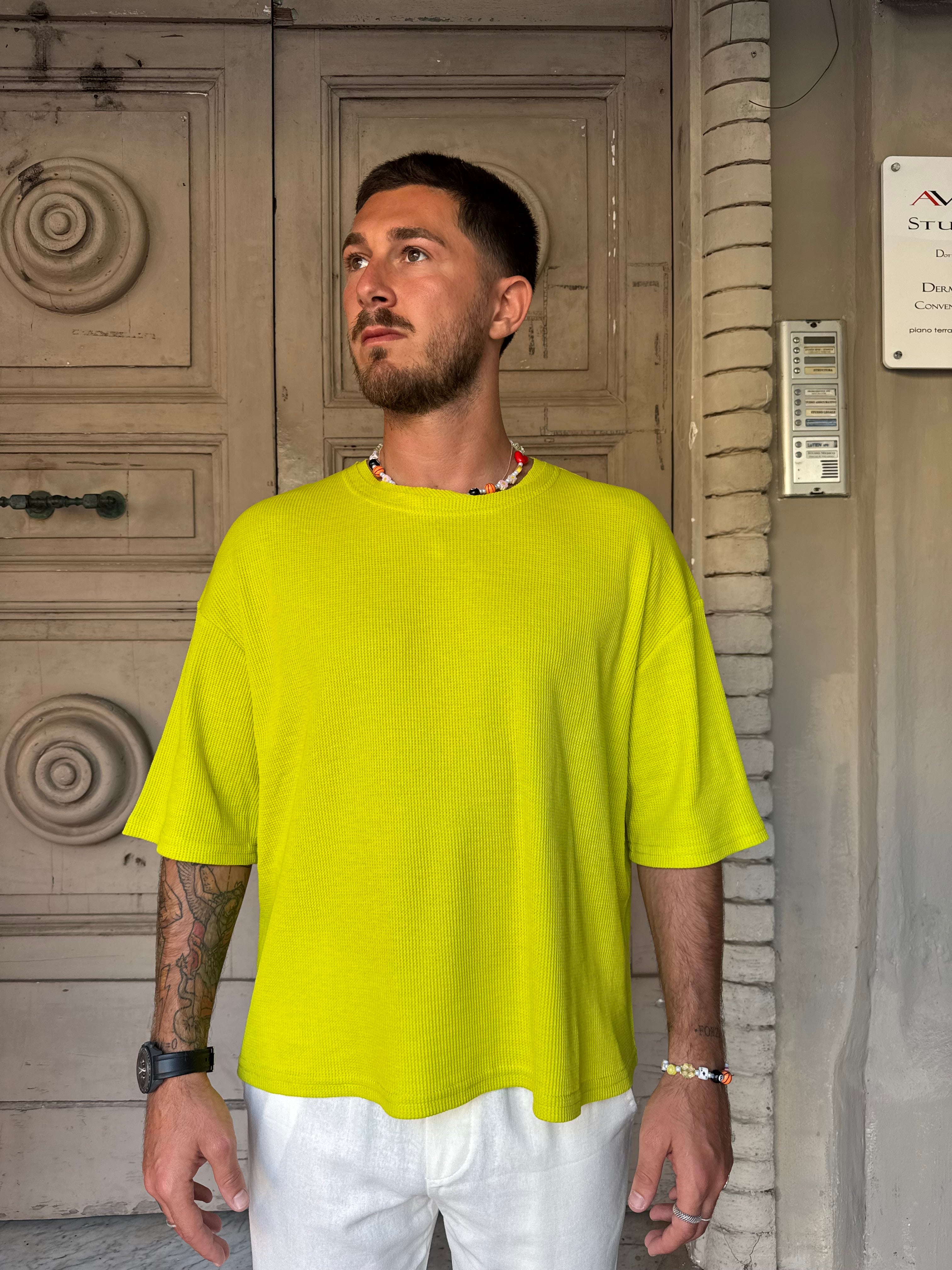T-shirt Crop Waffle