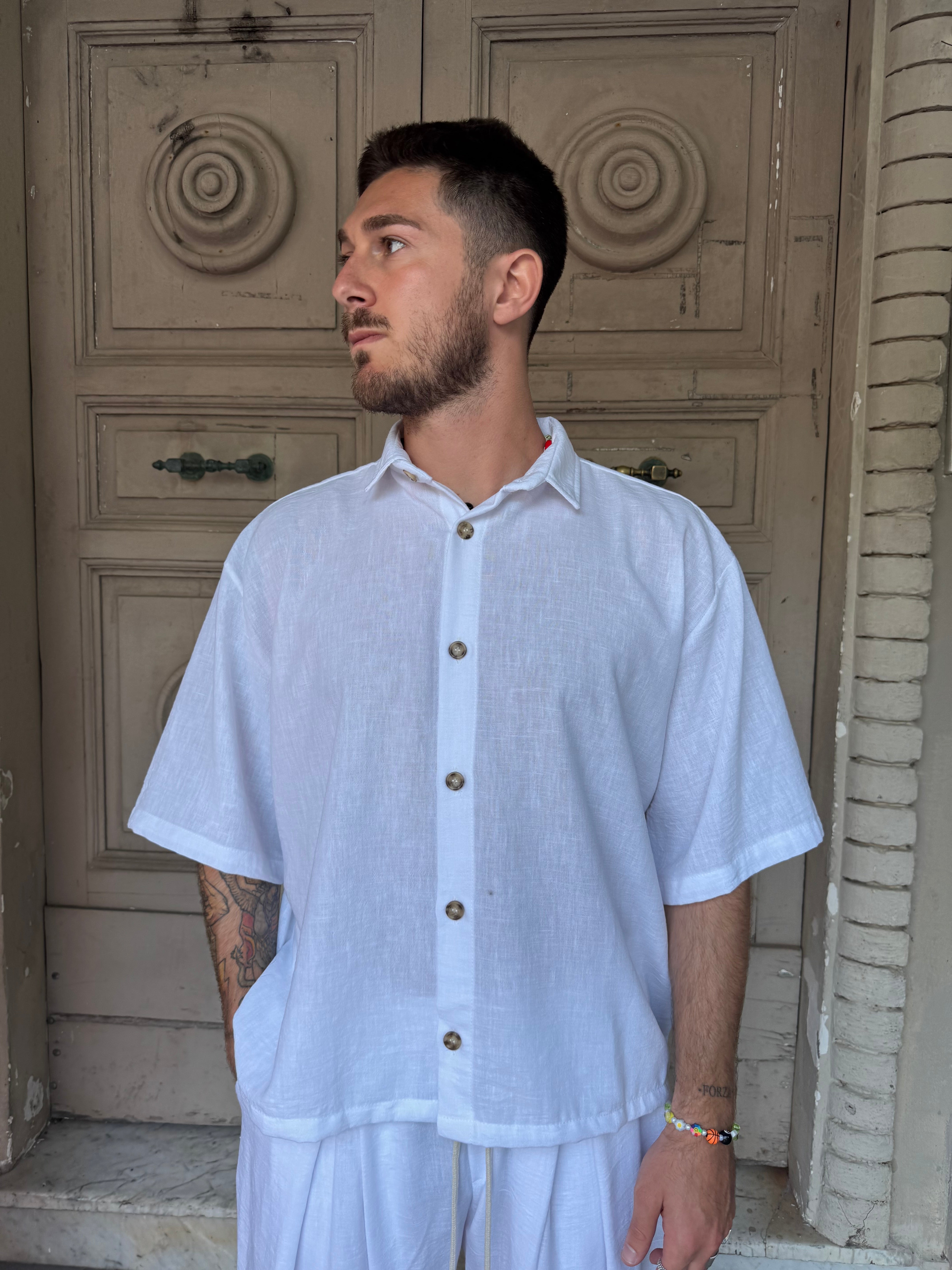 Camicia Boxy di Lino