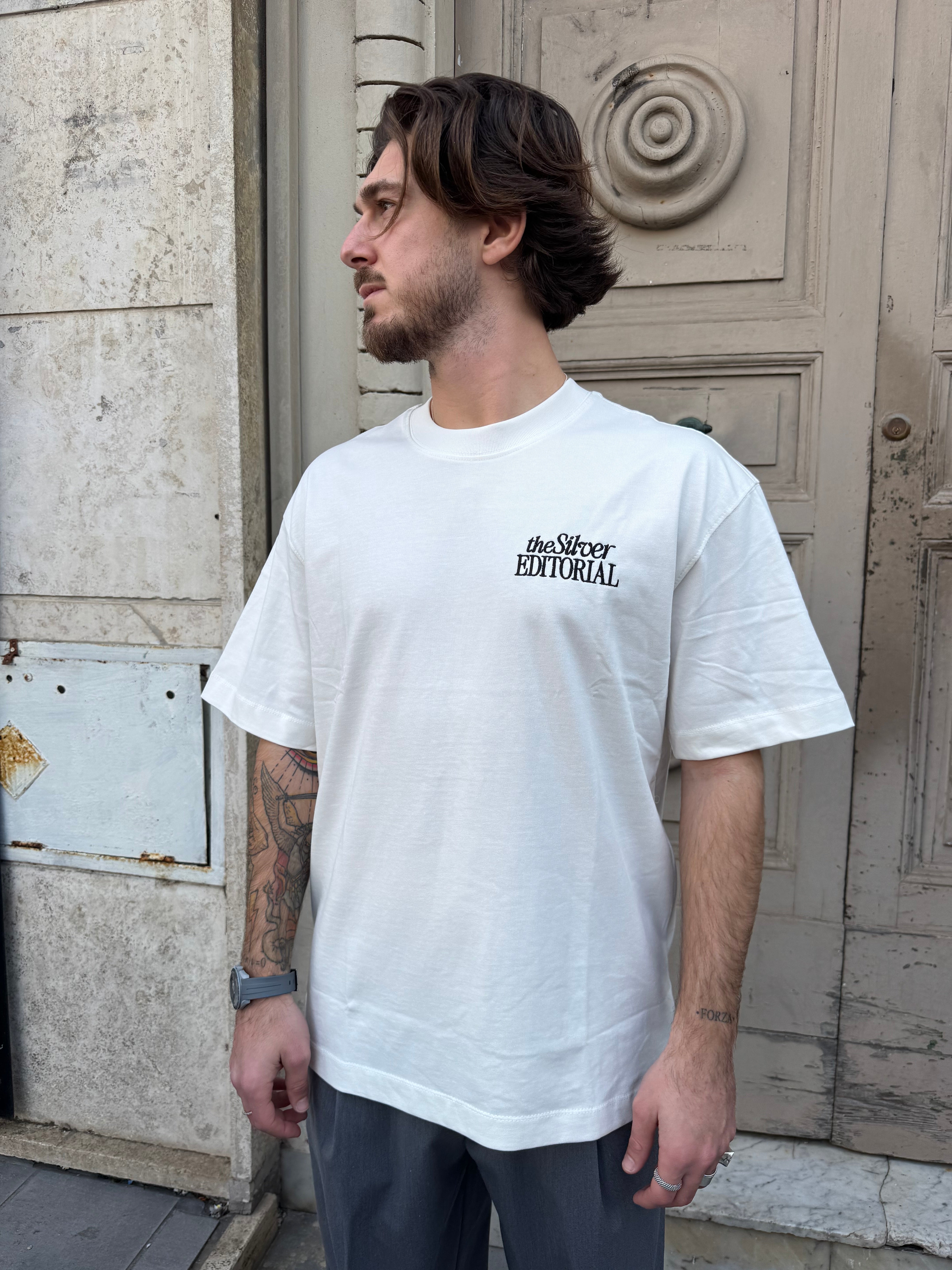 T-shirt “The silver editorial”