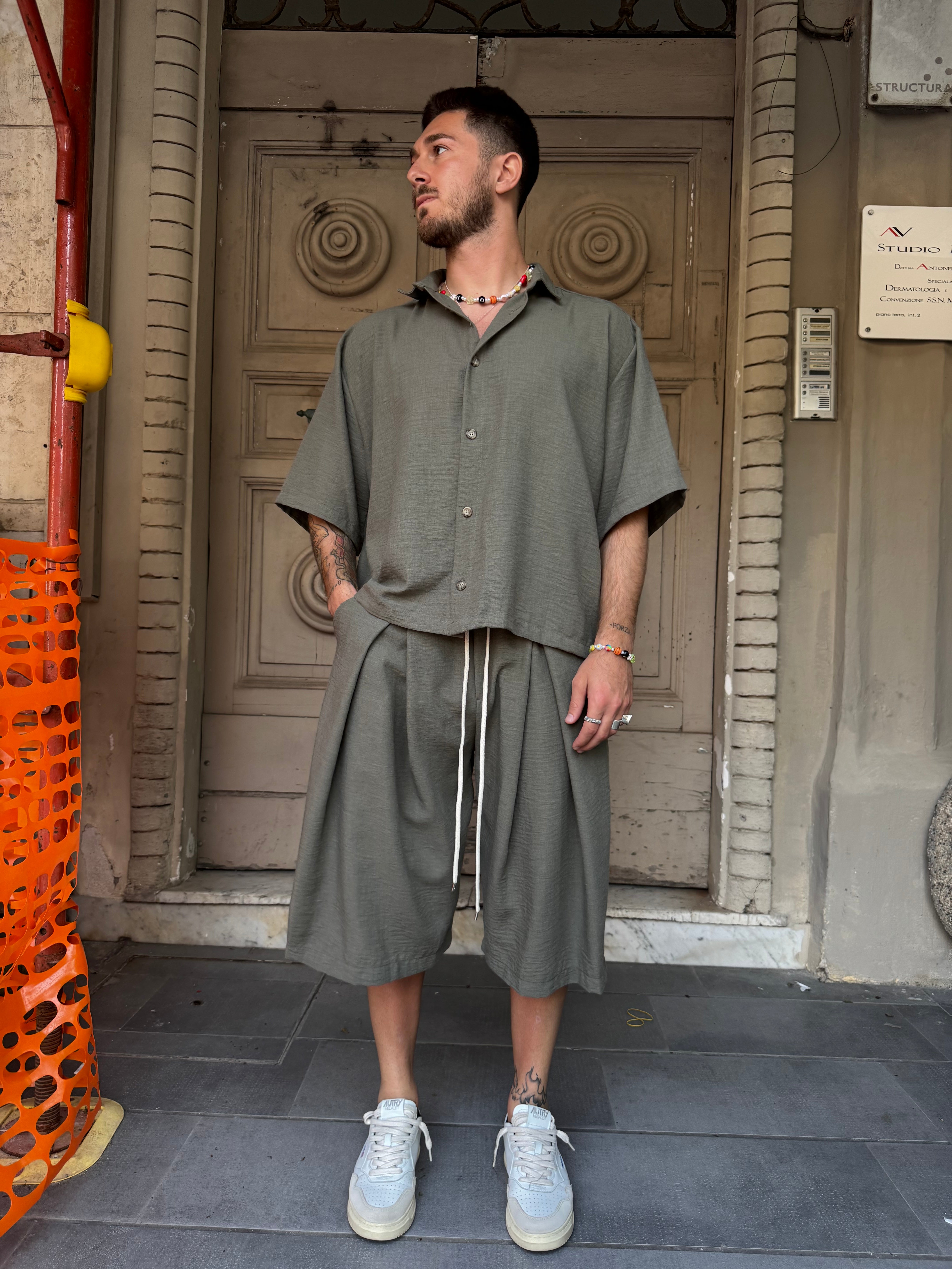 Camicia Boxy di Lino