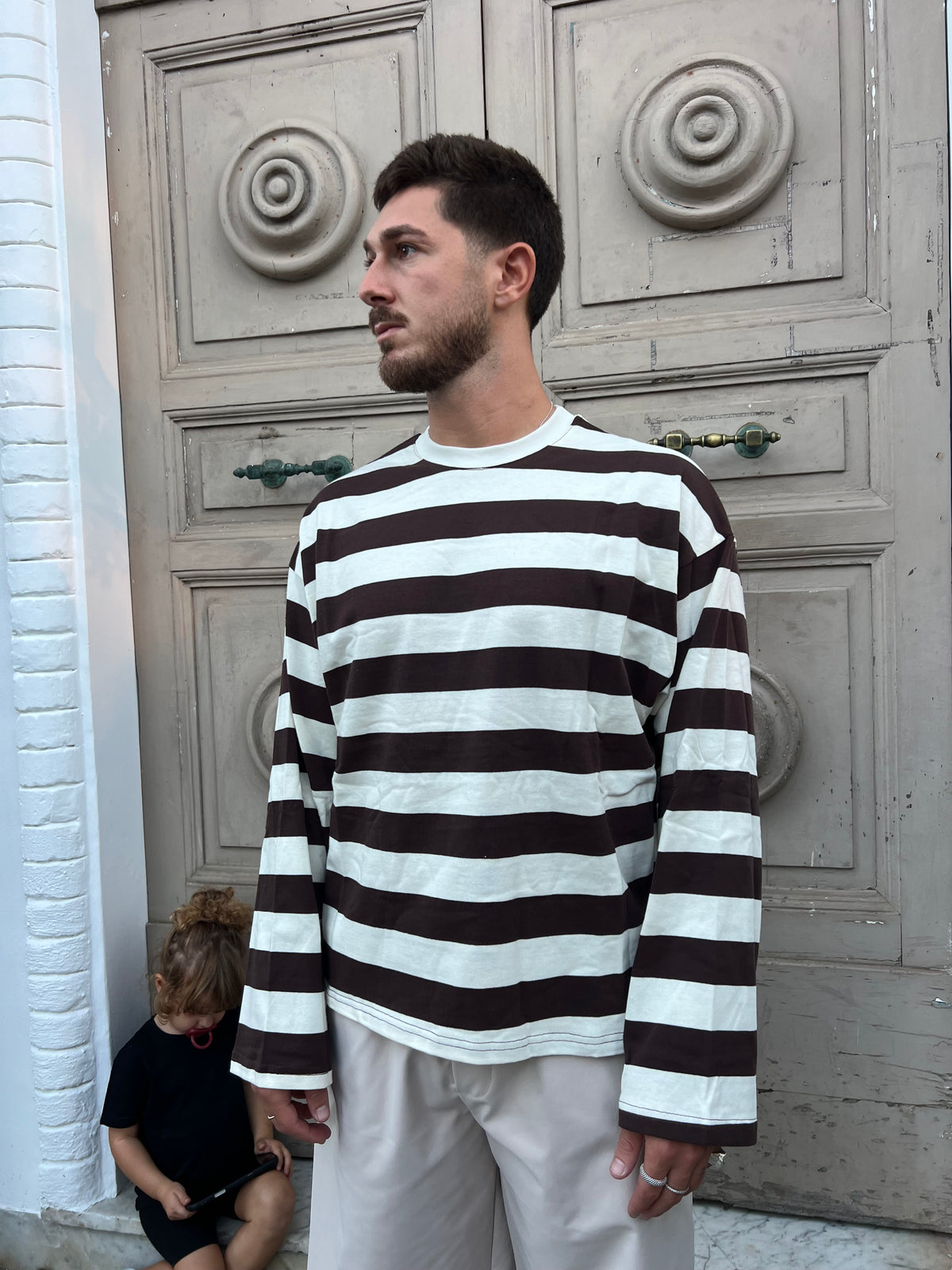 Longsleeve Choco Stripes