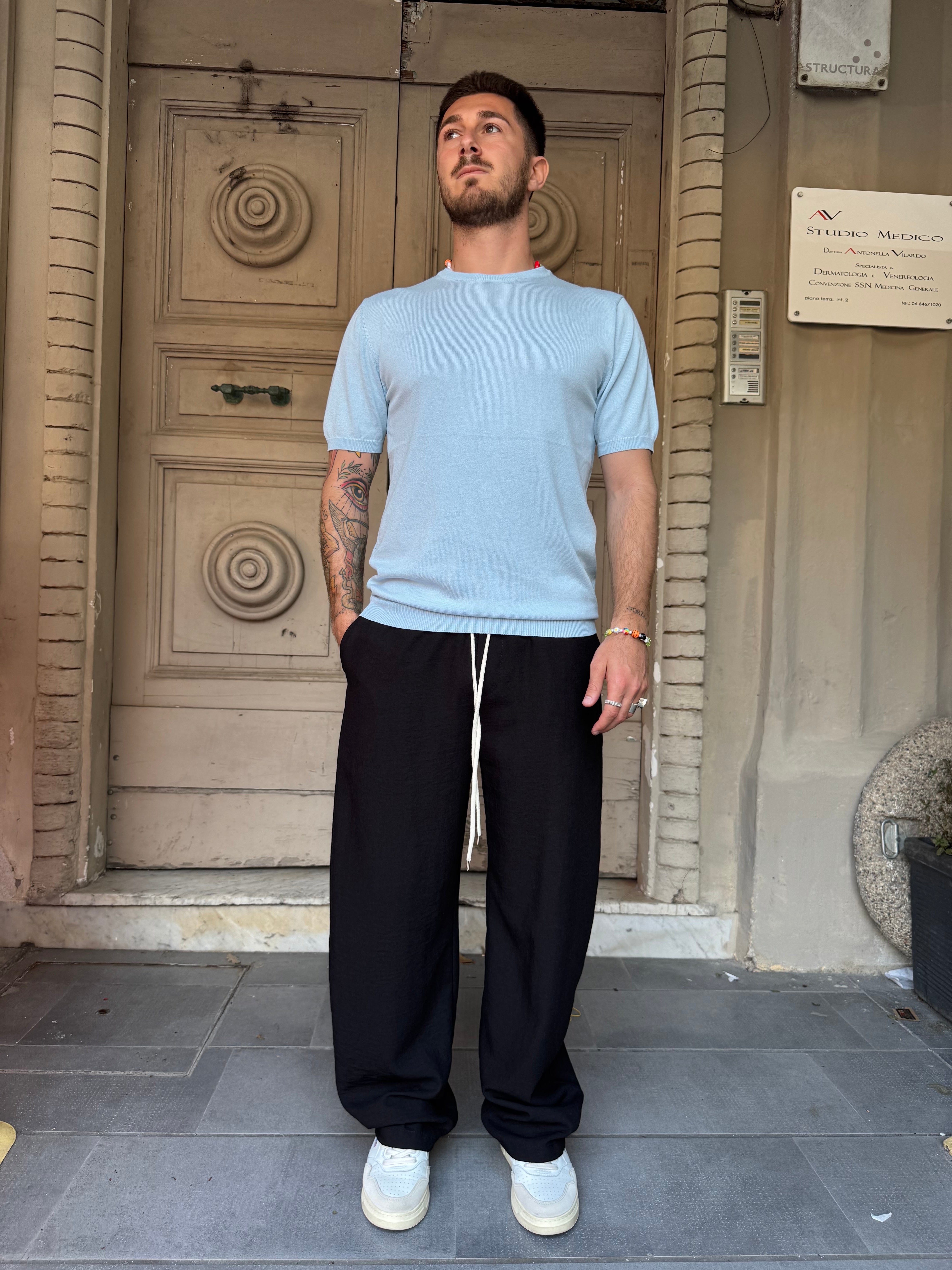 Pantalone Easy in Lino