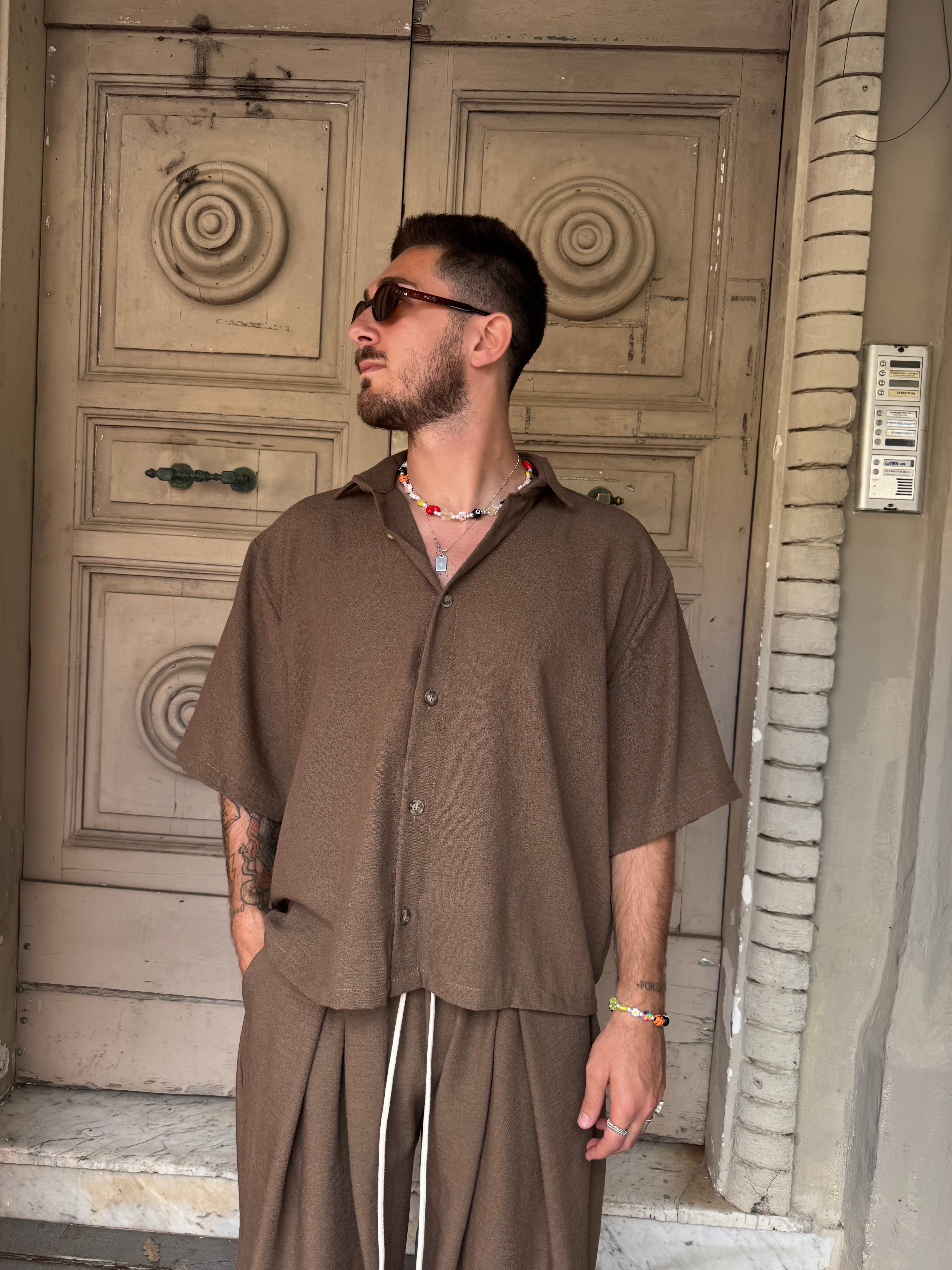 Camicia Boxy di Lino