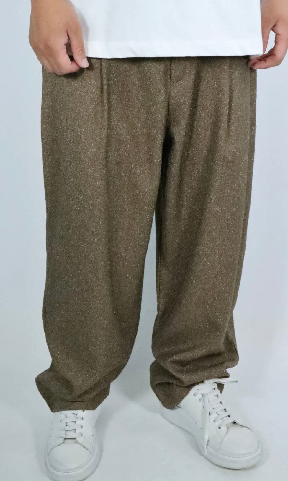 Pantalone Over in Lana