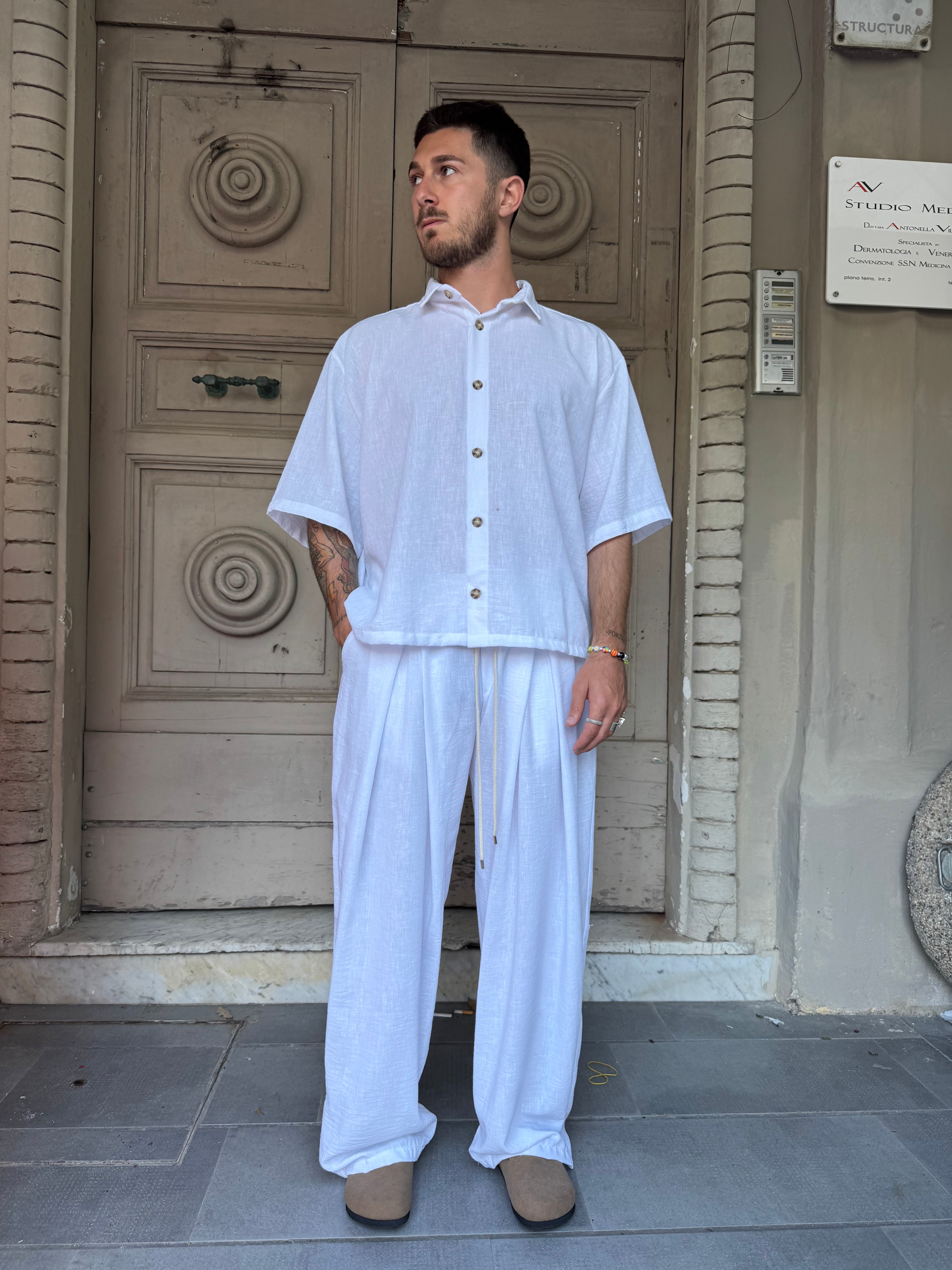 Camicia Boxy di Lino