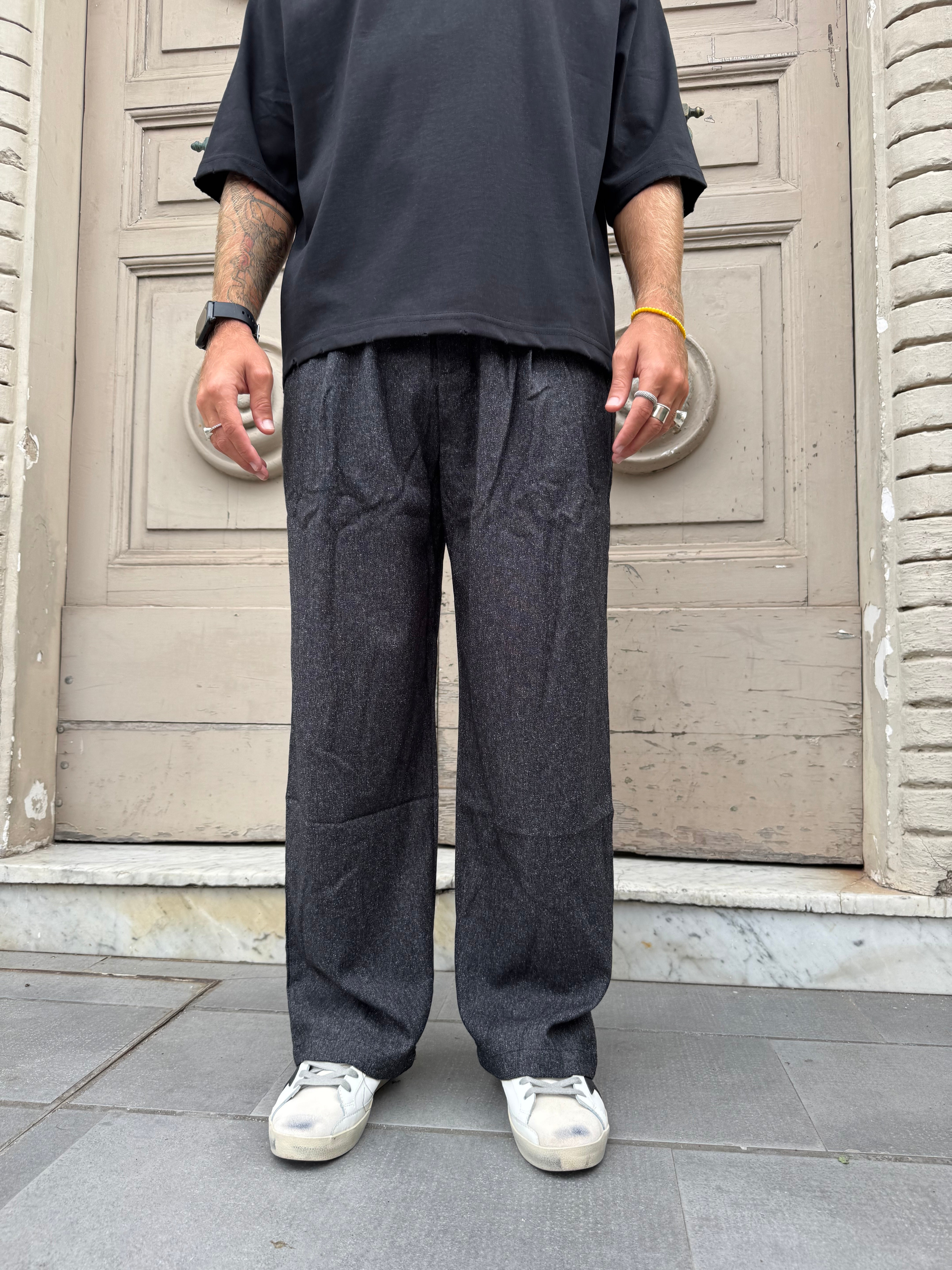 Pantalone Over in Lana